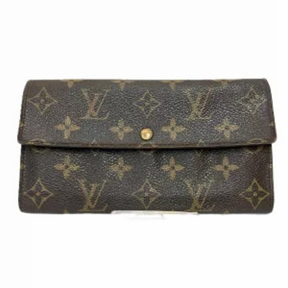 Louis Vuitton Portefeuille Sarah Long Wallet Monogram Canvas